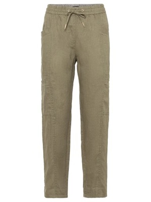 OLSEN Spodnie materiałowe 14002060 Khaki Regular Fit
