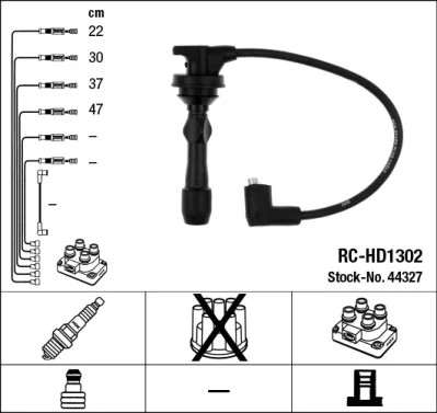 NGK 44327 ПРОВОДИ ZAPLONOWE NGK 44327