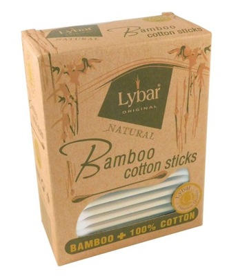 Patyczki higieniczne 100% bawełny i bambusa 200szt