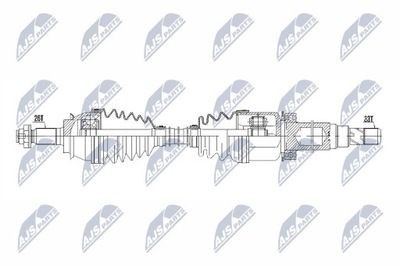 SEMI-EJE DE ACCIONAMIENTO MINI R56/R57/R58/R59 COOPER, ONE 06  