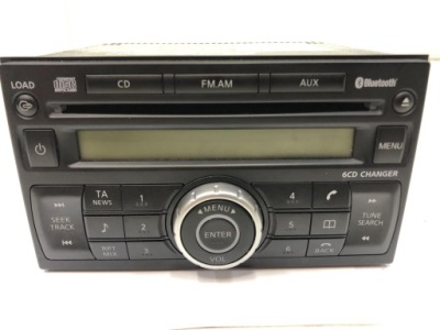 Радио заводской проигрыватель cd nissan qashqai i j10 фото №1