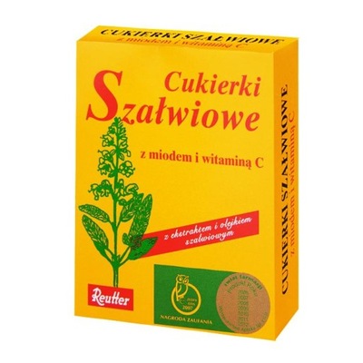 Reutter Cukierki szałwiowe 50 g