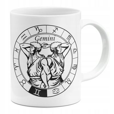 Kubek Znak Zodiaku Gemini Bliźnięta Horoskop