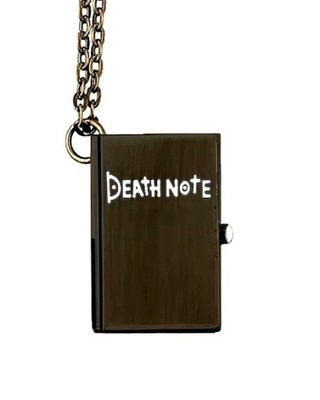 Zegarek kieszonkowy z dewizką - busola na łańcuszku - Notatnik śmierci