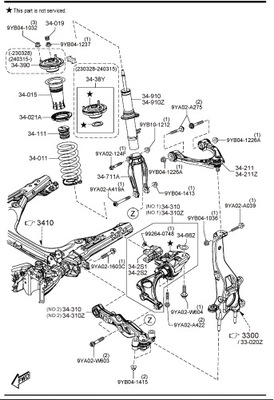 Рычаг перед перед mazda cx-90 kk 2023- новый orginal фото №1