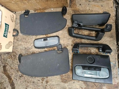 Ford focus mk2 ii rs 2.5 солцезащитный козырёк ручки фонари салона чёрные mk 2 фото №1