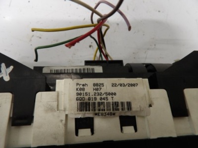 Панель керування обдув volkswagen fox фото №1