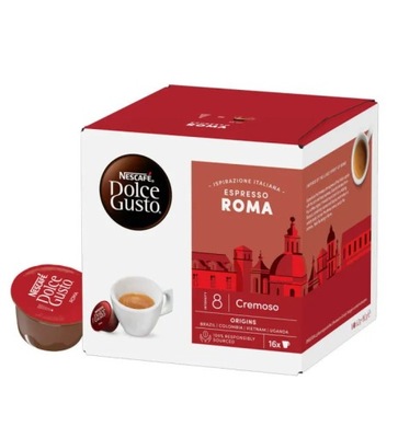NESCAFE KAPSUŁKI DOLCE GUSTO ESPRESSO ROMA 16 sztuk
