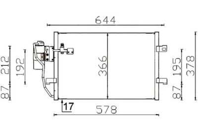 Конденсатор behr hella 1685001054 1685000854 1685001 фото №1