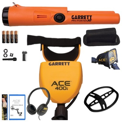 Wykrywacz metali GARRETT Ace 400i + Pro-Pointer AT