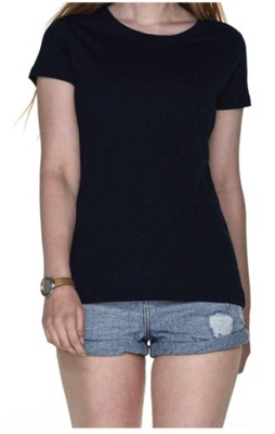 Koszulka damska t-shirt czarny XL