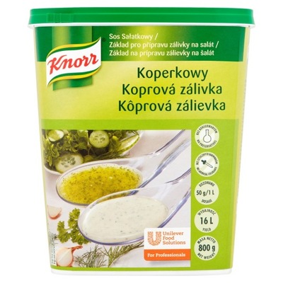 KNORR sos sałatkowy KOPERKOWY 700g