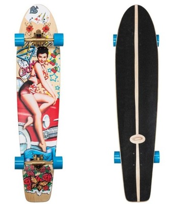 Deskorolka longboard Pin-up Spokey