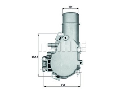 Термостат корпус термостата iveco cursor stralis фото №1
