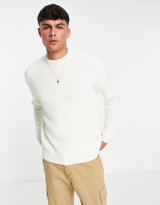 ONLY & SONS SWETER MĘSKI ECRU CASUAL S 1XMG