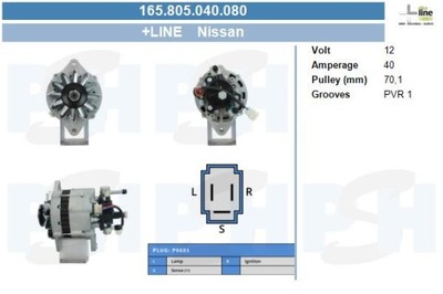 BV PSH 165.805.040.080 ГЕНЕРАТОР