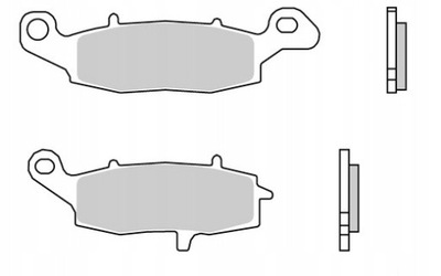 klocki hamulcowe SBS 705HS SUZUKI GSX 750 F 03-06