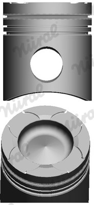 ПОРШЕНЬ (ŚR. 128MM, STD, STOŻE W KOMORZE НИЗКИЙ) ПОДХОДИТ DO: MAN; MAZ PASUJ