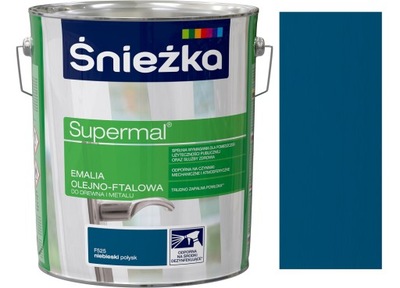 ŚNIEŻKA SUPERMAL OLEJNO-FTALOWA NIEBIESKI F525 10L