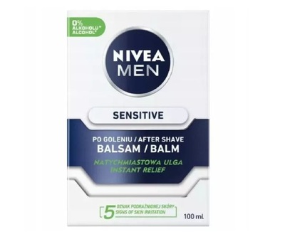 NIVEA MEN SENSITIVE ŁAGODZĄCY BALSAM PO GOLENIU 100ML 4005808221967