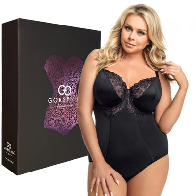 Body wyszczuplające Gorsenia Gala K356 czarny 85E