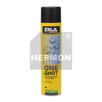 NEUTRALIZATOR ЗАПАХІВ I ODŚWIEŻACZ ПОВІТРЯ ERLA ONE SHOT PURE COTTON - 6