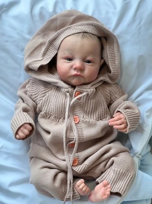 19 cal ciała silikonowe Reborn Doll chłopiec,guma