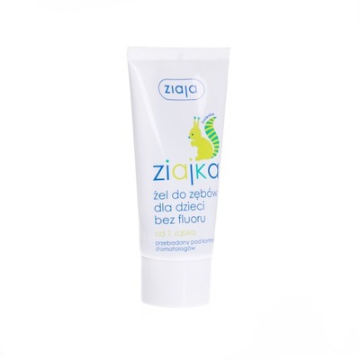 Ziaja Ziajka, żel do zębów bez fluoru, 50 ml