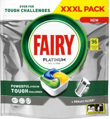 FAIRY mosogatógéphez Platinum All In One 96 citrom lemon kapszula