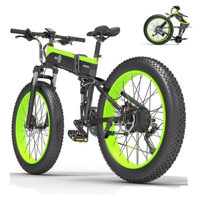 Rower elektryczny Bezior X1500-GR EU zielony rama większa