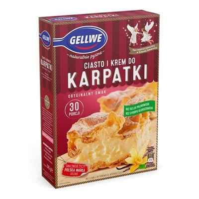 CIASTO GELLWE KARPATKA + KREM 340G