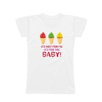 L - KOSZULKA T-SHIRT CIĄŻOWA CIĄŻA DLA MAMY BABY