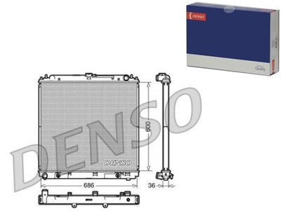Denso радиатор wody nissan pathfinder iii 4.0 4wd фото №1
