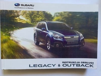 SUBARU LEGACY OUTBACK POLSKA MANUAL MANTENIMIENTO 2009-2013  