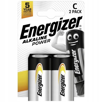 2x Energizer bateria alkaliczna LR14 C