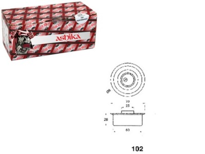 Ролик натяжителя ремень распределительного вала ashika 1307001m00 n фото №1