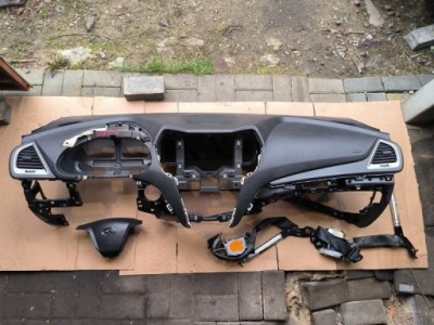 Hyundai santa fe iii приборная панель консоль ремни подушка air bag комплект фото №1