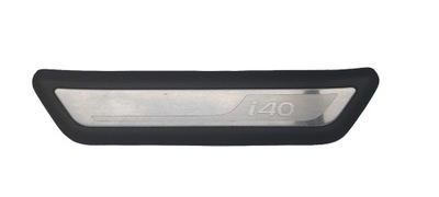 Молдинг накладка порог задняя правый hyundai i40 фото №1