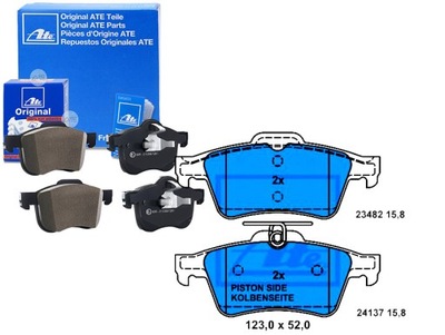 ATE КОМПЛЕКТ КОЛОДОК ТОРМОЗНЫХ 181651 MDB2686 222