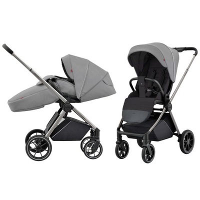 Wózek dla dziecka CARRELLO Ultra CRL-5525 Silk Grey - NOWOŚĆ !!!