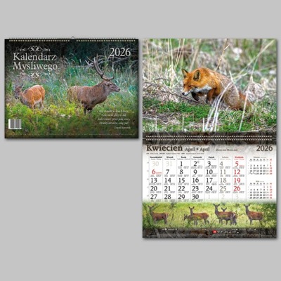 "Myśliwego" - kalendarz na 2026 rok