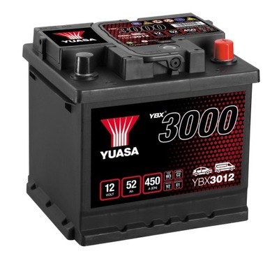 BATERÍA YUASA YBX3012  