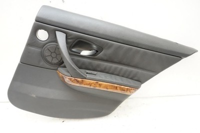 Обшивка дверь правый задняя bmw 3 e91 кожа фото №1