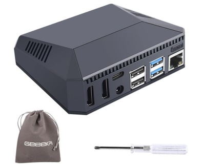 Obudowa aluminiowa GeeekPi Argon One Raspberry Pi 4 z wentylatorem