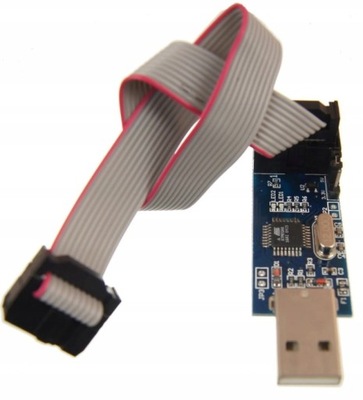 Programator mikrokontrolerów AVR USBasp + taśma