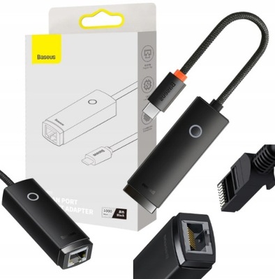 ADAPTER SIECIOWY BASEUS ETHERNET USB-C DO RJ45 LAN