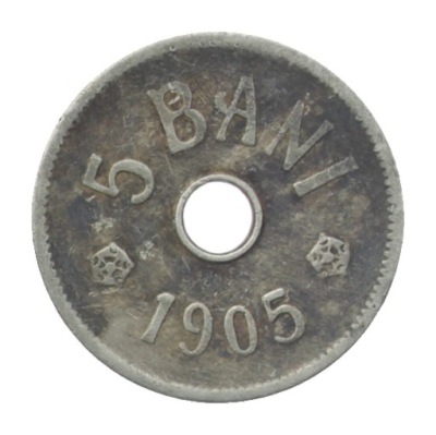 [M10865] Rumunia 5 bani 1905