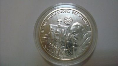 Medal Jan Paweł II Solidarność 30 lat 2009 srebro