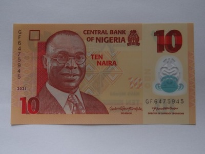 [B3838] Nigeria 10 naira 2021 r. UNC