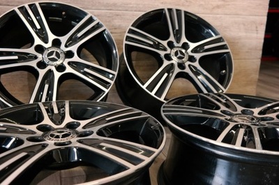 17'' ORIGINAL MERCEDES W204 BICOLOR DWUSZEROKOSCIOWE 7,5+8,5 5X112  